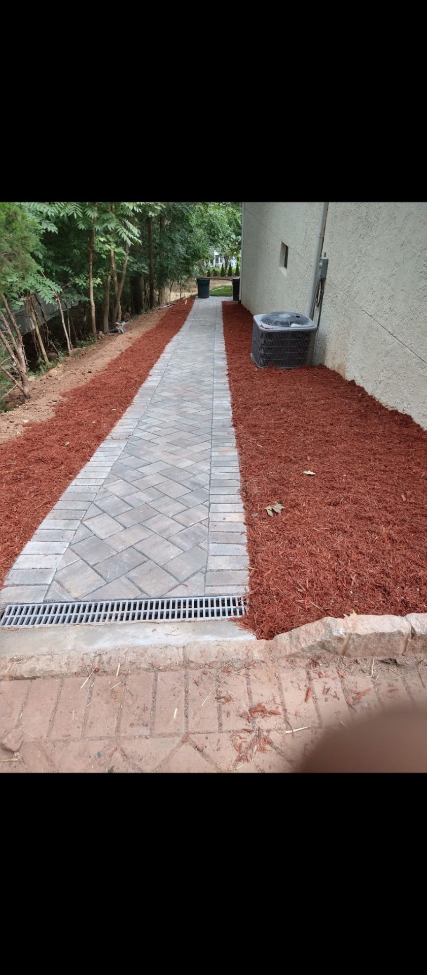 After Side Walkway & Drainage