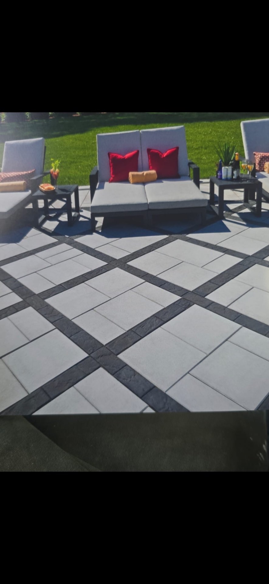 Modern Paver Patio
